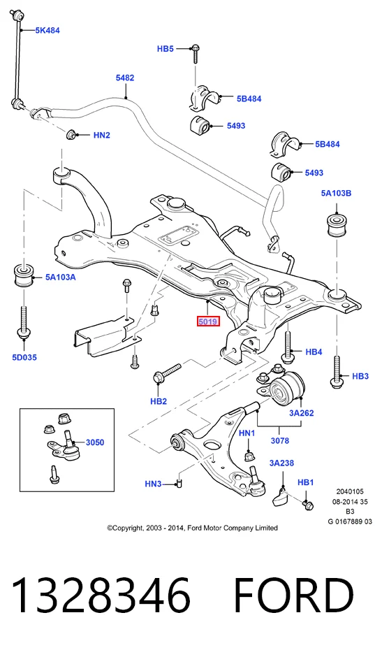  Puente delantero Ford Focus 2