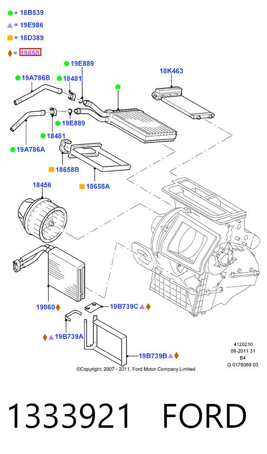 Evaporador de aire acondicionado Volvo C30 hatchback (M) (2006 - 2012) precio, desde 53,72 EUR