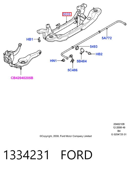 Puente trasero HMP4M515K067CG Hmpx