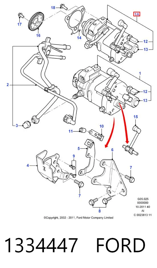 Bomba de alta presión Ford Transit  desde 74,30 €