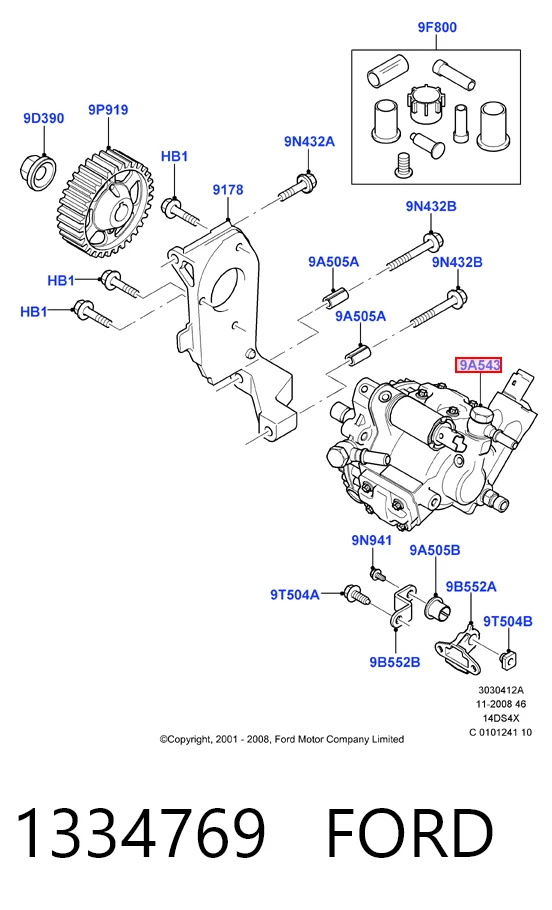 Bomba inyectora VRP009 Magneti Marelli