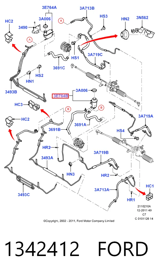 Depósito de la bomba de dirección asistida Ford Focus I sedán (DFW) (1999 - 2005) precio, desde 31,94 EUR