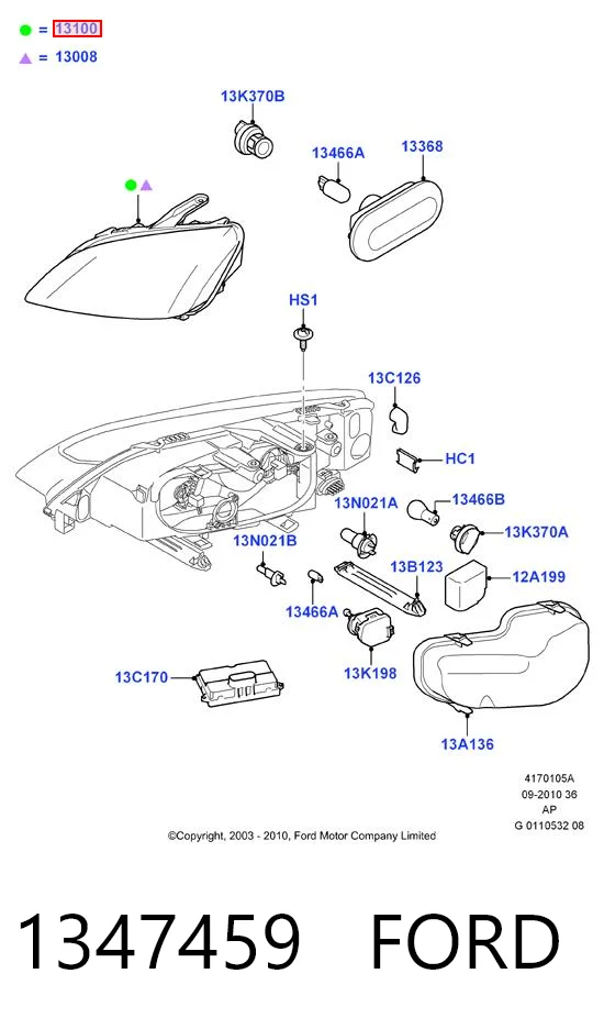 Comprar Faro delantero derecho C-Max  DM2