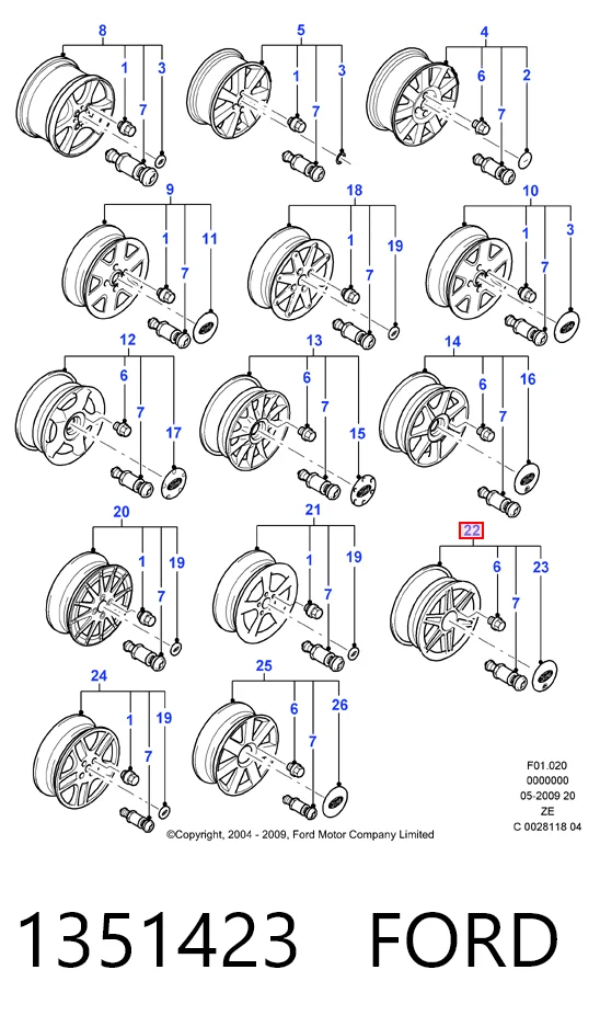 1351423 Ford