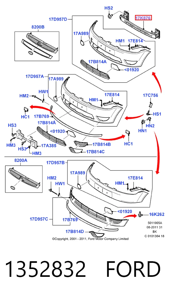 Comprar Refuerzo parachoque delantero Ford Fiesta Mk5 JH, JD
