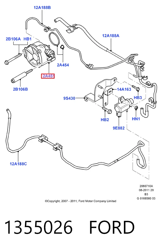 Depresor de freno  Mazda D1562C2
