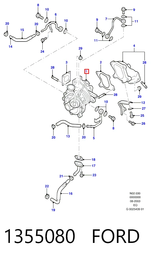  Turbocompresor Ford Ranger 
