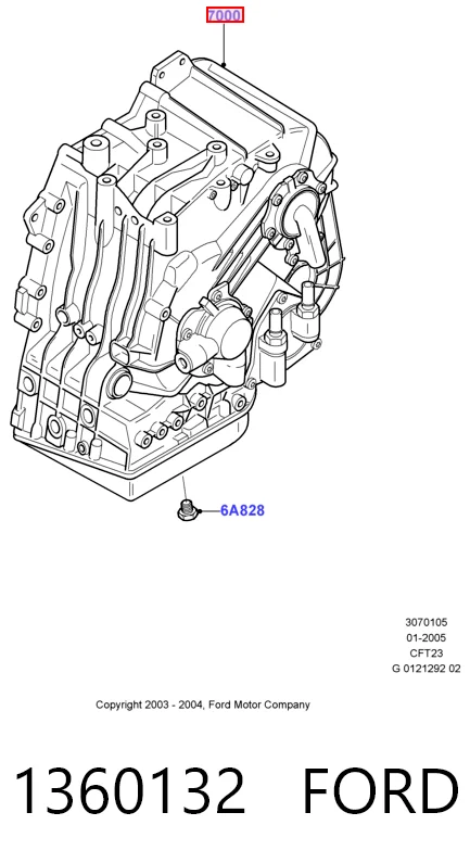 Precio del repuesto Caja automatica C-Max  monovolumen