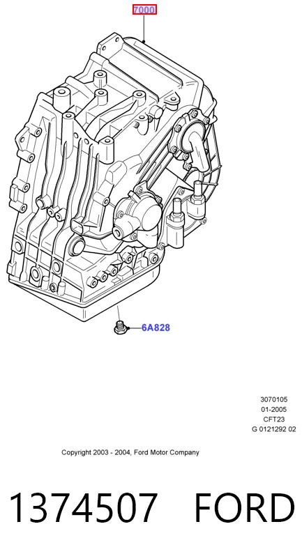 Caja automatica Ford C-Max  (DM2)
