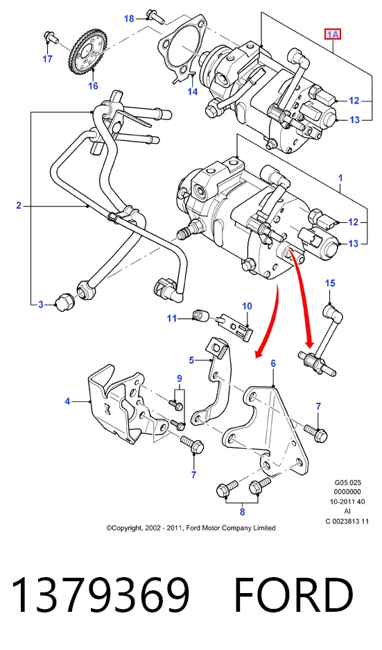 Bomba de alta presión de combustible Ford Transit V furgoneta (V184/5) (2000 - 2006) precio, desde 78,81 EUR