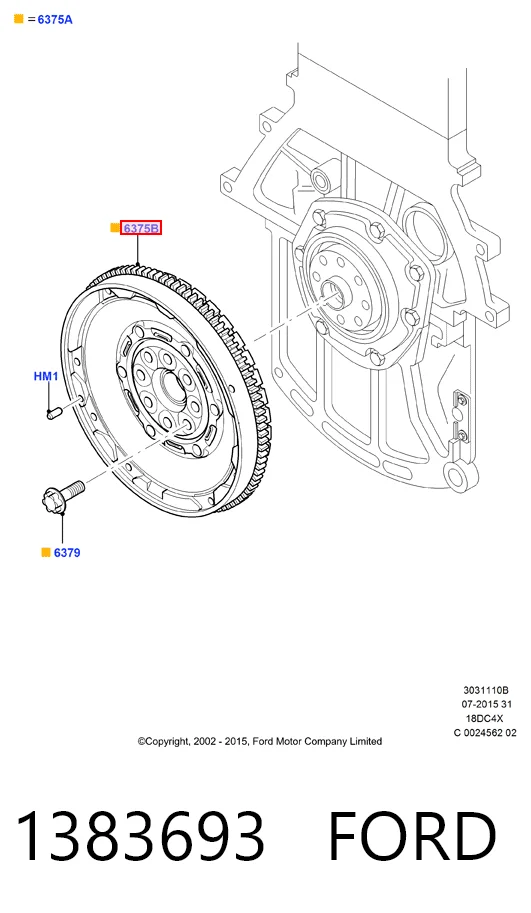  Volante motor Ford Mondeo 4