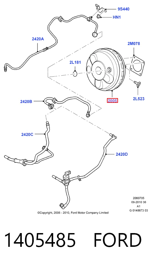 Servofreno Ford Galaxy II CA1 monovolumen (WA6) (2006 - 2015) precio, desde 81,31 EUR