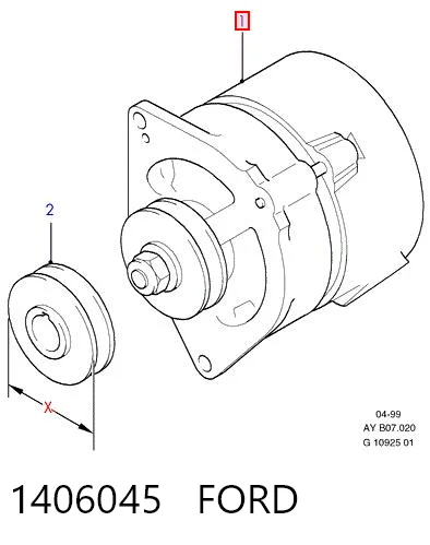 1406045 Ford Alternador de coche