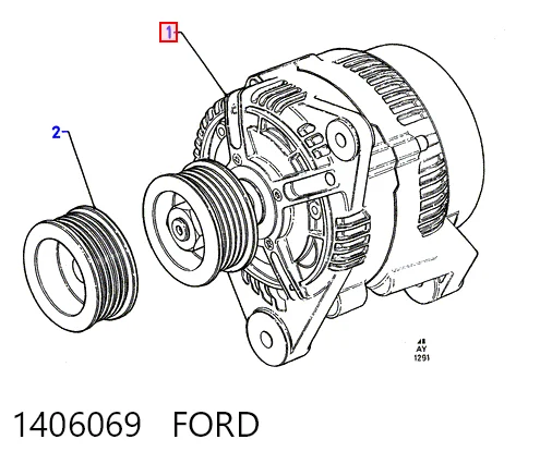 1406069 Ford Alternador de coche