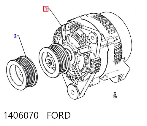 1406070 Ford Alternador de coche