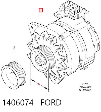 1406074 Ford Alternador de coche