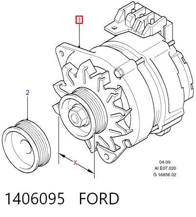 1406095 Ford Alternador de coche