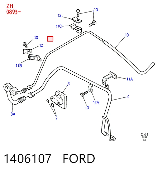 Compresor climatizador para Ford Escort '91 EXPRESS AVL