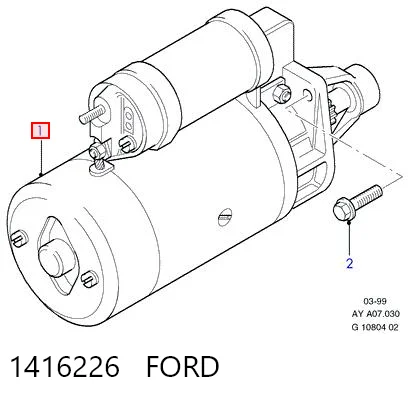 1416226 Ford Arranque motores