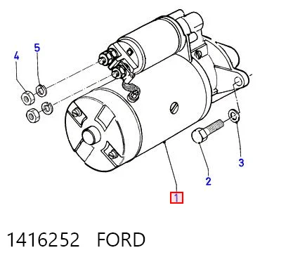 1416252 Ford Arranque motores