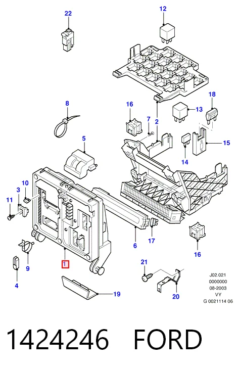 Caja reles Ford Galaxy  monovolumen comprar en España