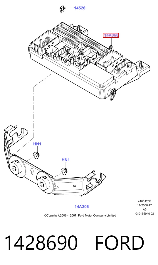 Comprar Caja de fusibles Ford Focus II DA, HCP, DP