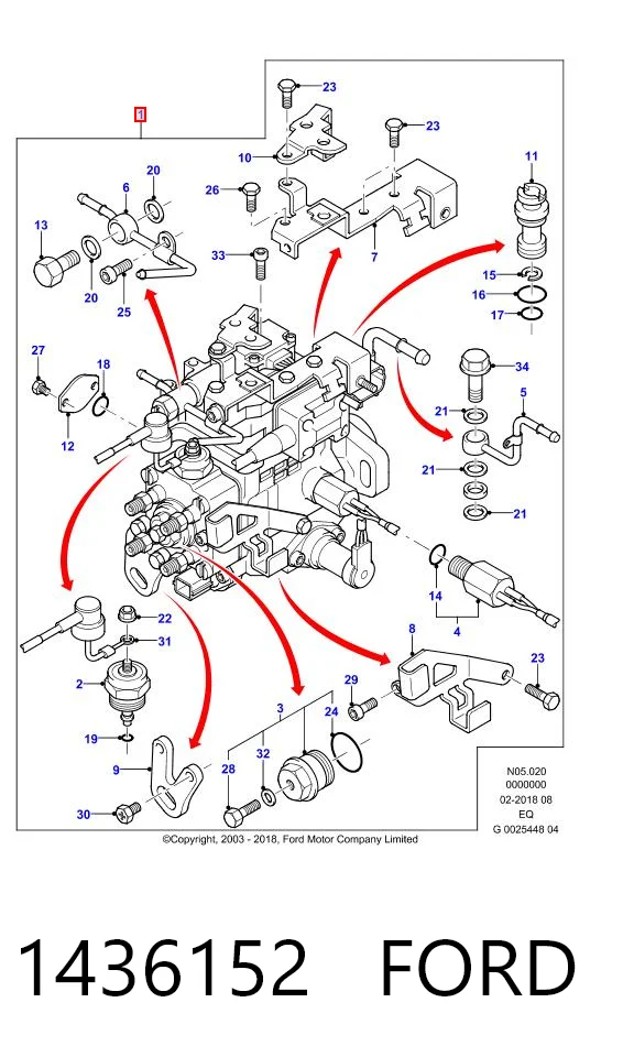 Bomba inyectora para Ford Ranger ER