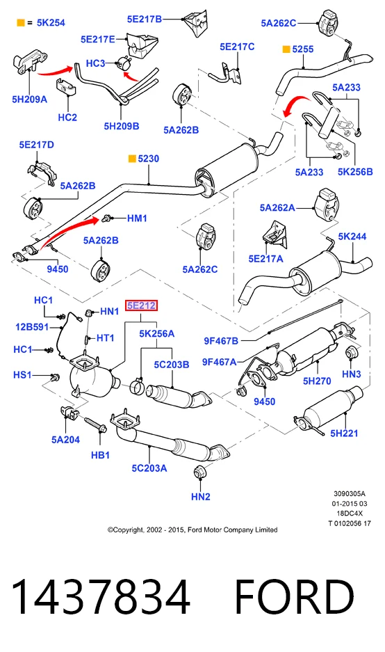Comprar Catalizador Ford Connect TOURNEO PU2
