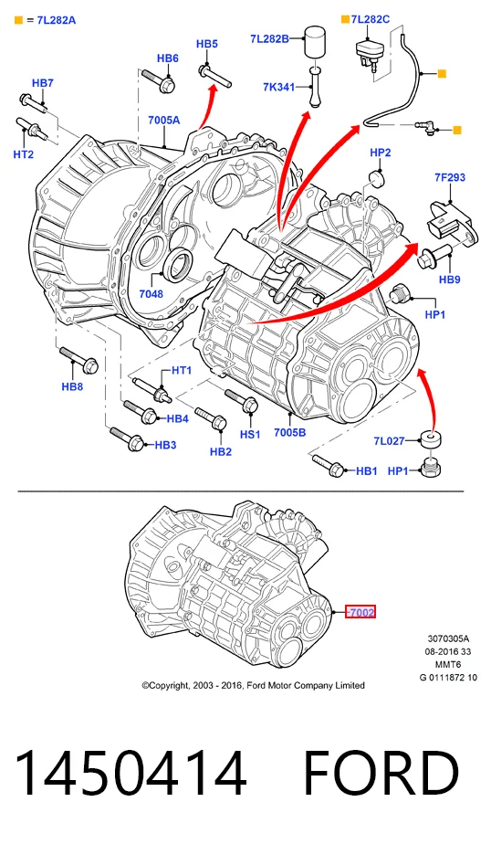 Transimisión manual Ford Galaxy II CA1 monovolumen (WA6) (2006 - 2015) precio, desde 561,92 EUR