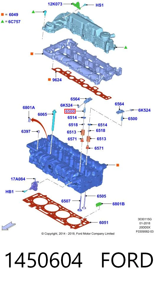 Taqués hidráulicos SU001A3049 Toyota