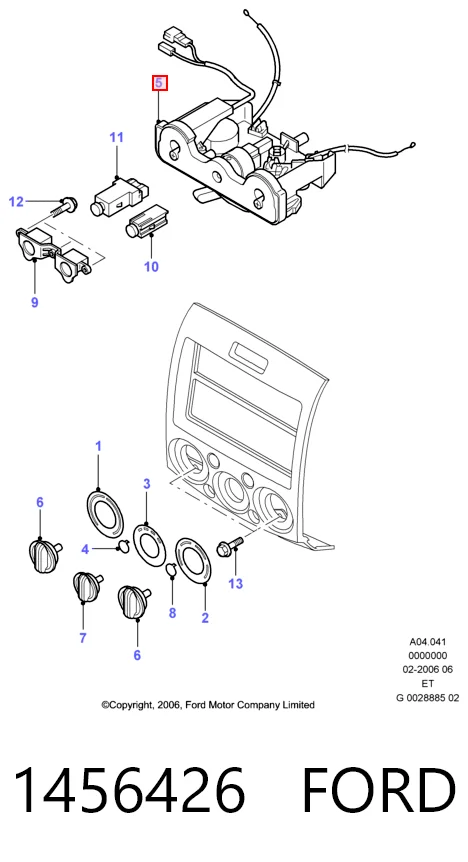Comprar Módulo de modos de calefacción/aire acondicionado Ford Ranger  ET a bajo precio