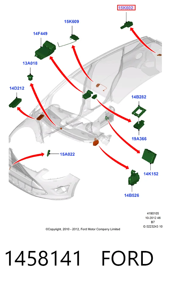 6G9T15K602AB Land Rover 