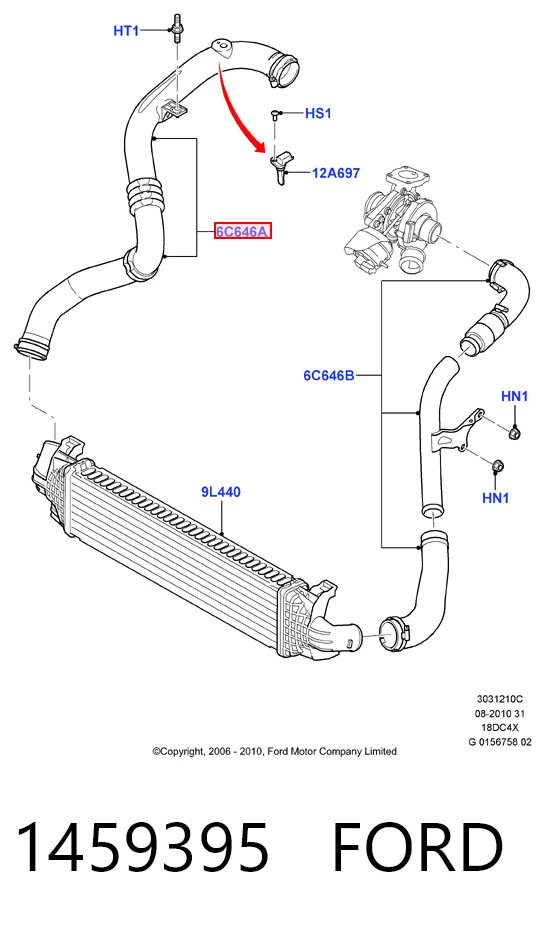 Manguera del intercooler Volvo 1521483 precio, desde 48,88 EUR