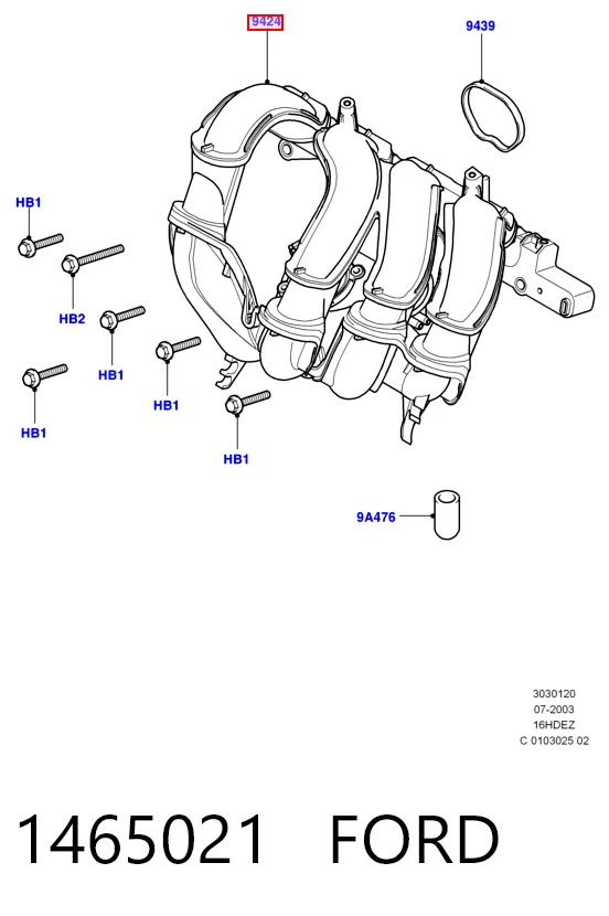 Módulo colector de admisión Ford Focus III hatchback (CB8) (2010 - 2020) precio, desde 120,52 EUR