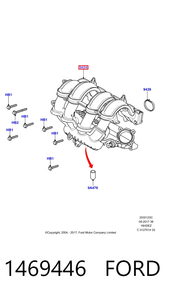 Comprar Colector de admisión Ford Focus III CB8