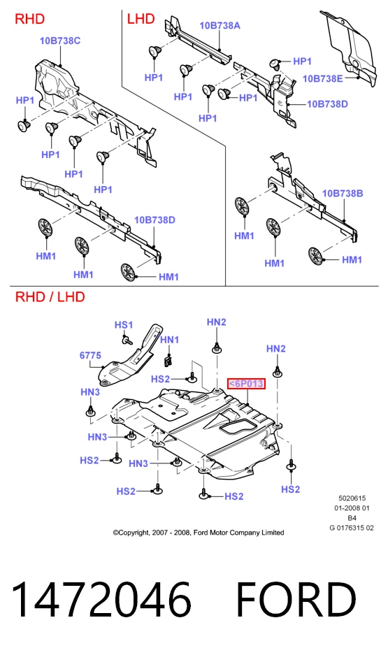  Protección motor / empotramiento Ford Focus 2