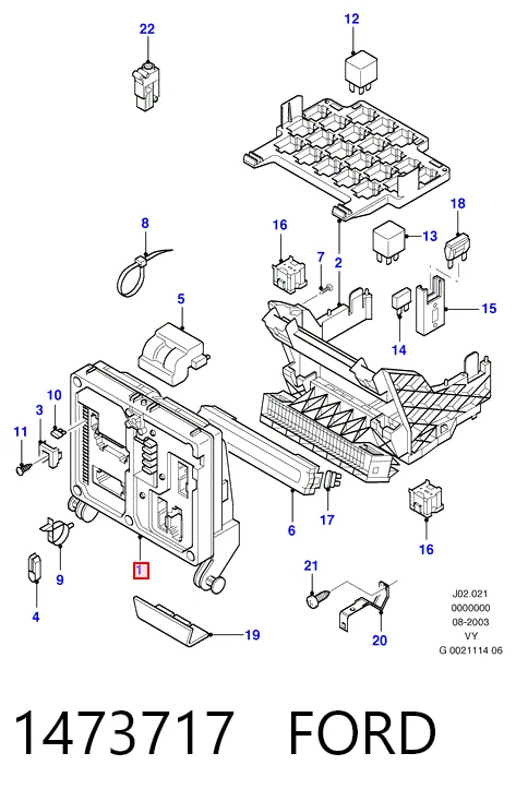 Caja fusibles Ford Galaxy  desde 1215,06 €