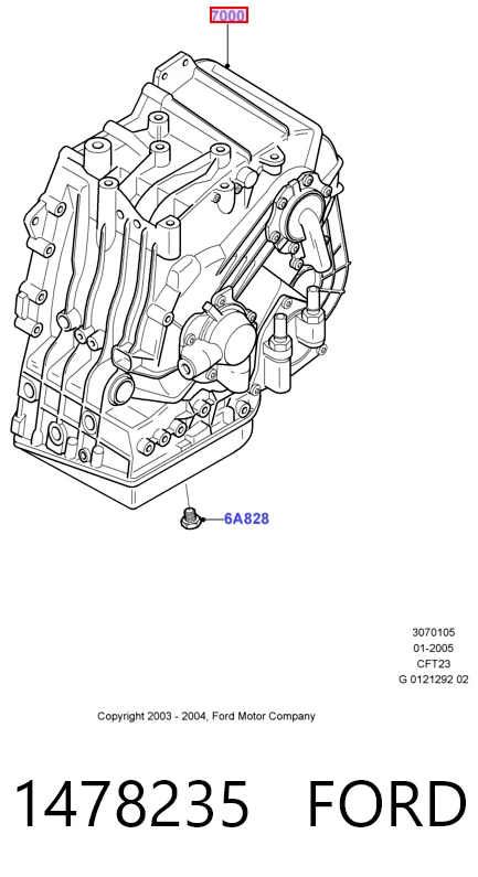Transmisión automática Ford C-Max  (2003-2007)