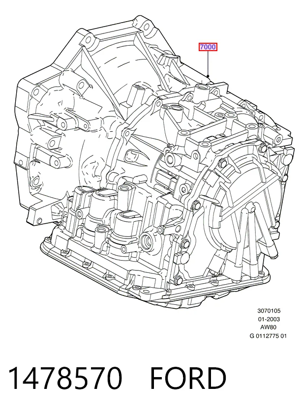 Caja automatica Ford Fiesta V (JH, JD)
