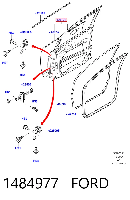 Puerta de coche, delantera, izquierda Ford Focus II hatchback (DA, HCP, DP) (2004 - 2011) precio, desde 198,92 EUR