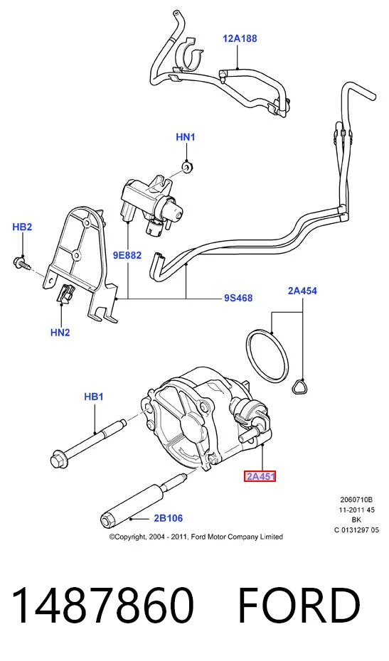  Bomba de vacío Citroen C4 1