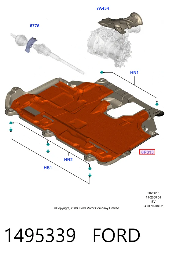 Comprar Protección motor / empotramiento Ford Kuga I CBV