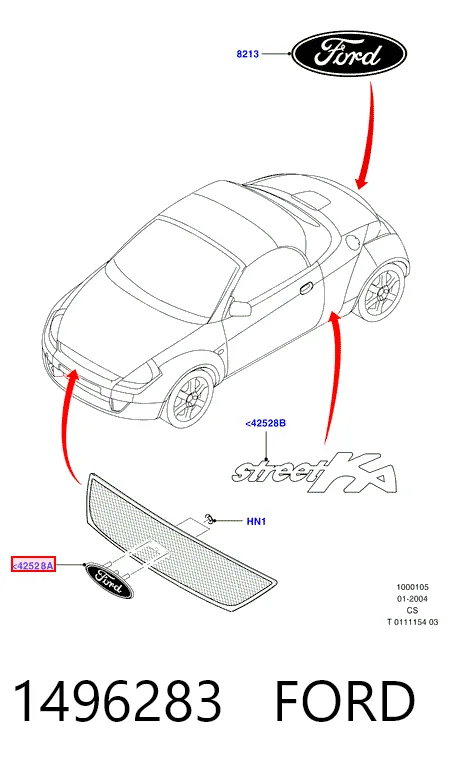 Emblema Ford Ka 