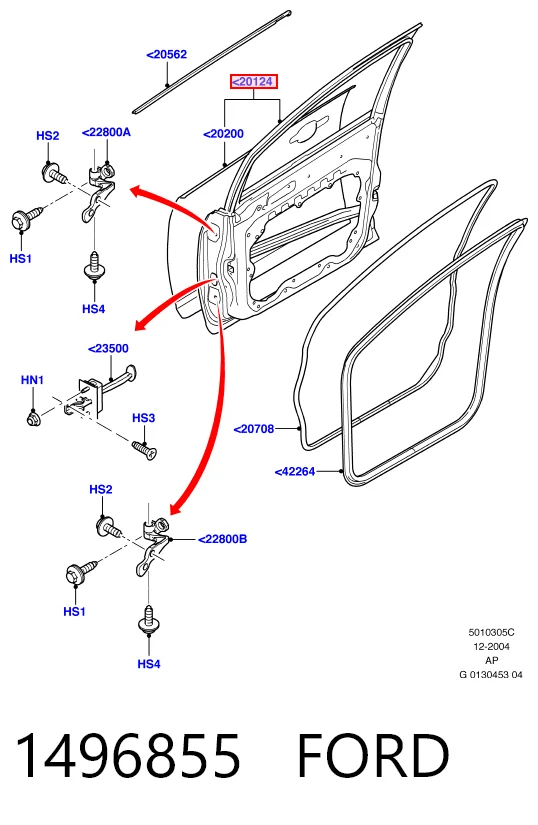 Puerta del conductor Focus II hatchback (2004-2011) original desde 198,92 €