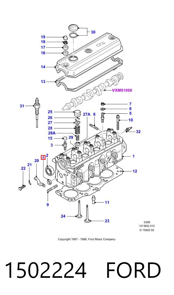 Tapa de cilindro Seat Ibiza V hatchback (KJ1, KJG) (2017 - 2026) precio, desde 0,77 EUR