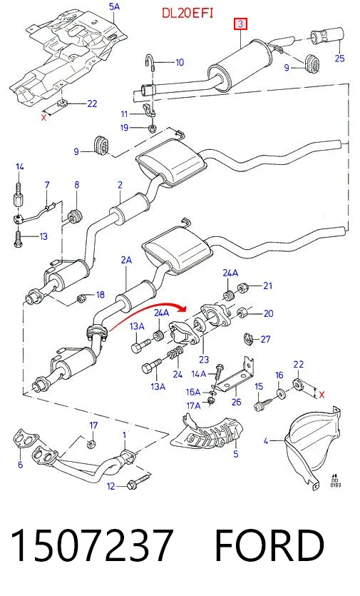 Comprar Silenciador trasero Ford Sierra II GBG, GB4