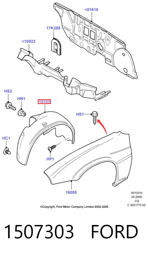 Paso rueda para Ford Ka RBT
