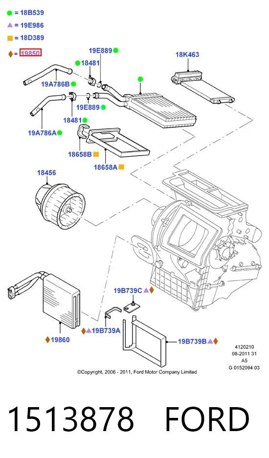 Evaporador de aire acondicionado Volvo S40 II sedán (MS) (2004 - 2012) precio, desde 53,72 EUR