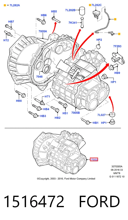 Caja de cambios manual Ford Kuga III SUV comprar en España
