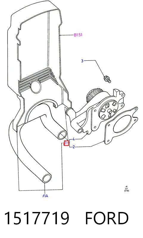Comprar Bomba de agua Ford Escort III ALD